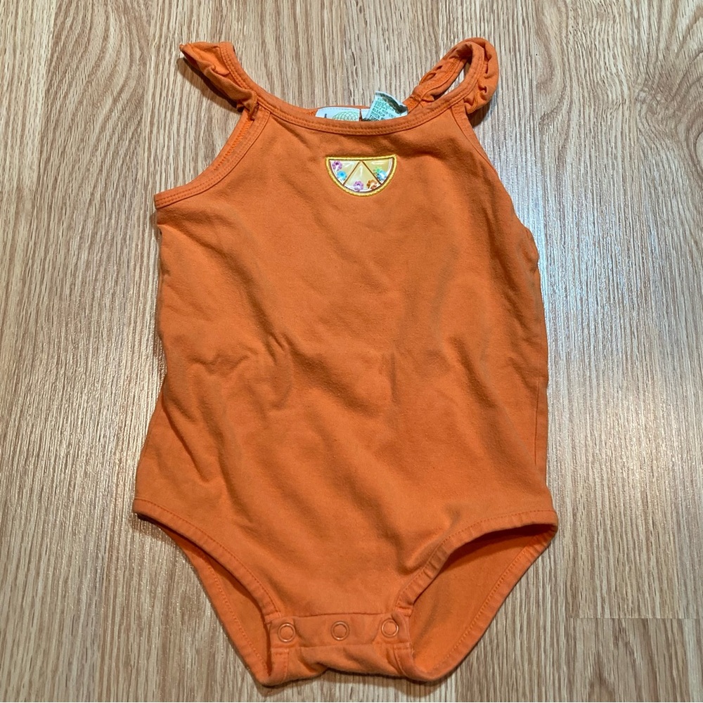Circo citrus orange tank onesie 18 months‎